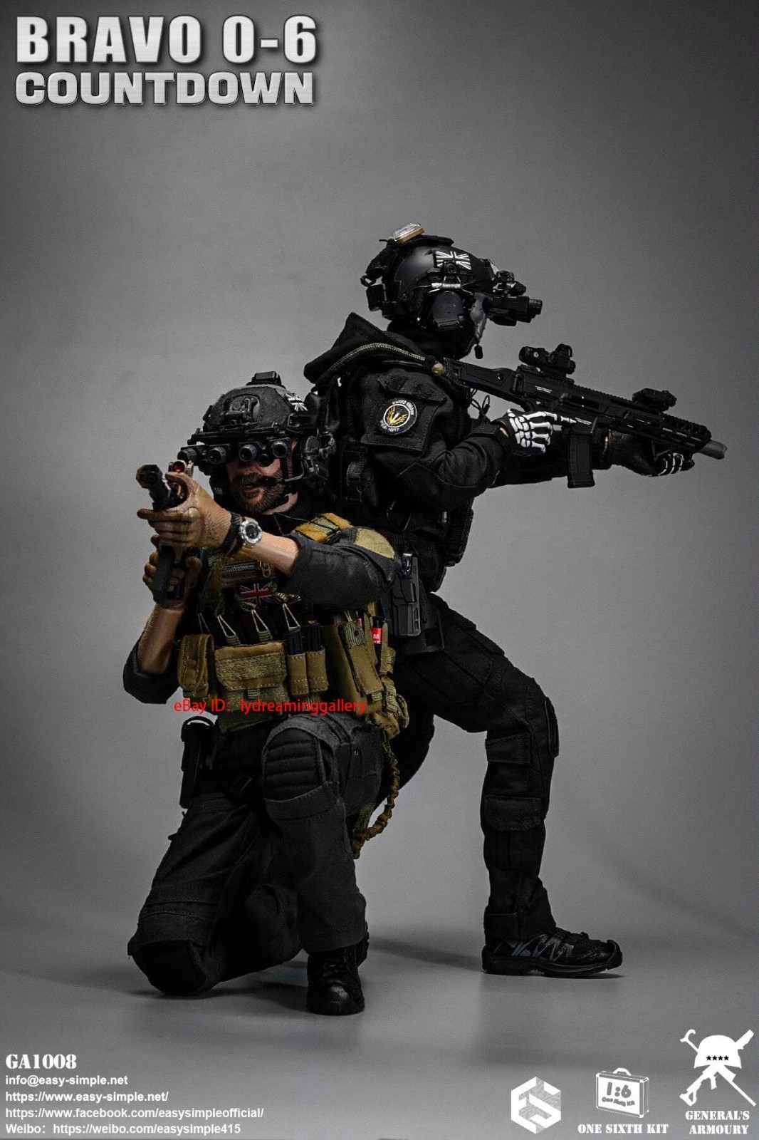 EASY&SIMPLE GA1009 Bravo 0-6 Countdown 1/6 Scale Limited Edition Action Figure