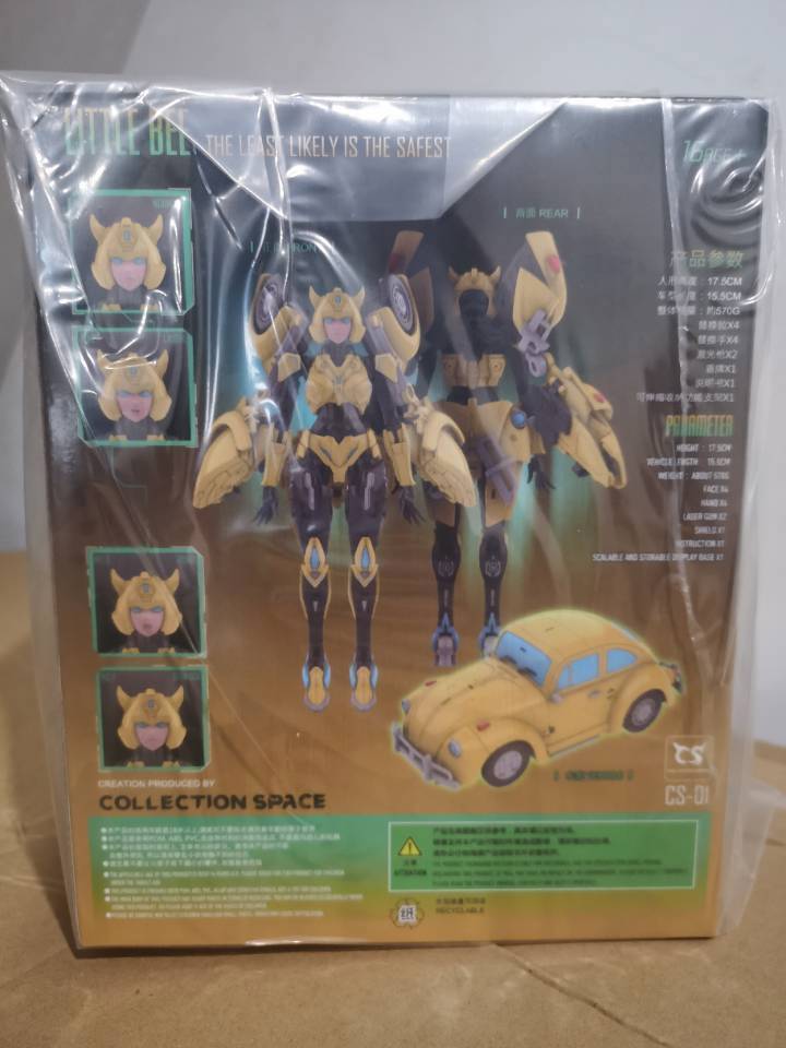 CollectionSpace CS-01 Transforms Bishoujo Little Bee Mecha Girl Figure Gift