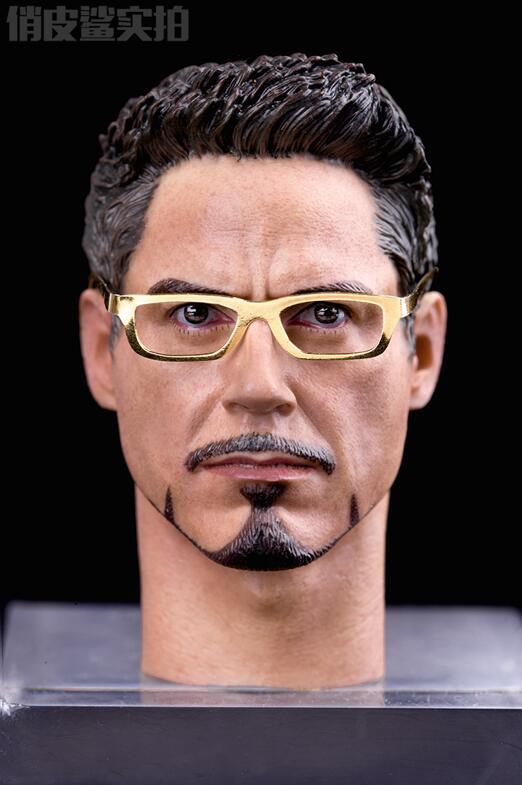 1/6 Scale Bendable GOLD Metal Glasses Spectacle Frame Accessories for 12&Prime; Figure