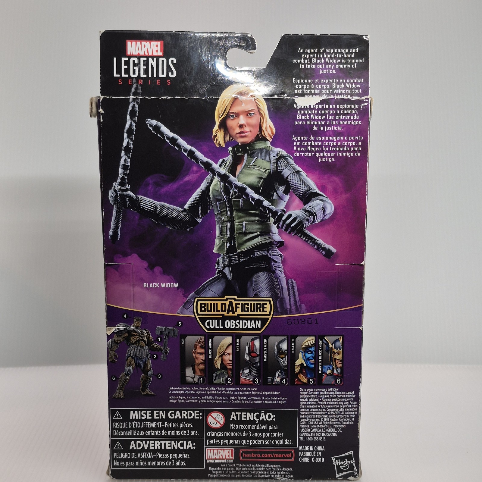 Hasbro MARVEL LEGENDS Avengers Infinity War Black Widow Action Figure New Sealed