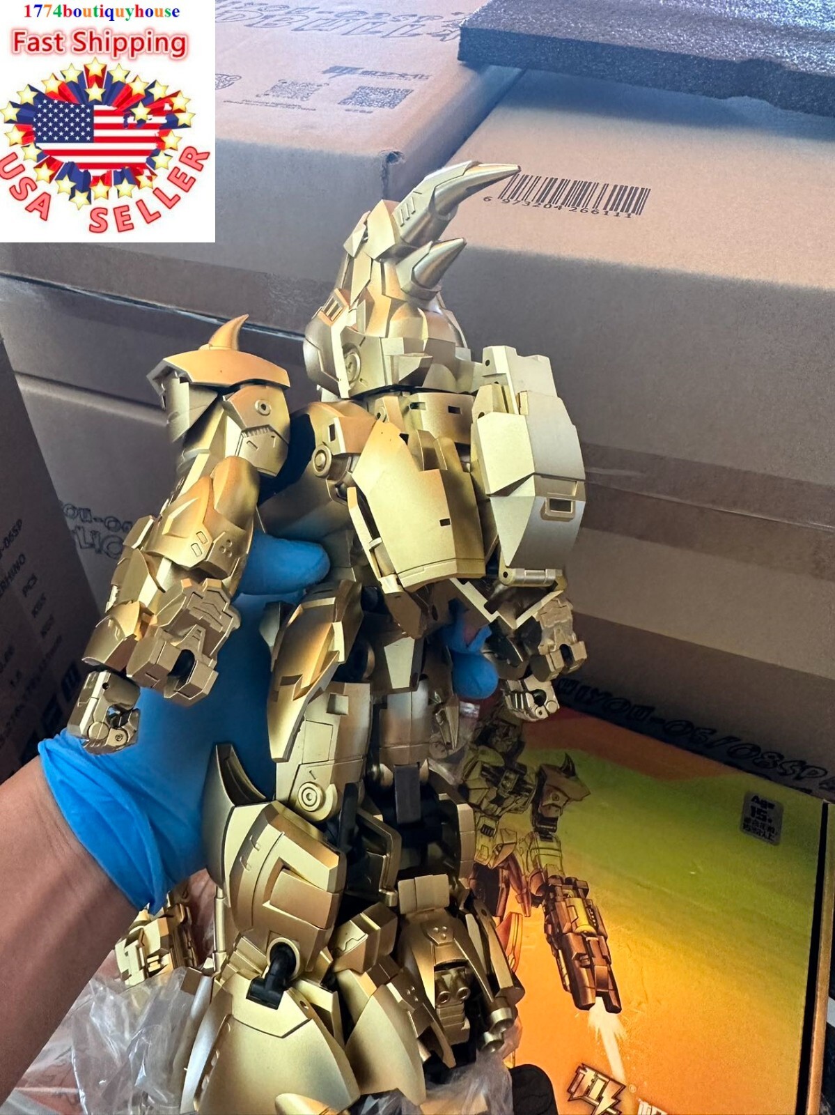 NEW COMPLETE GOLD Predaking Cang-Toys CT-Chiyou COMBINATION TRANSFORMER 01-08