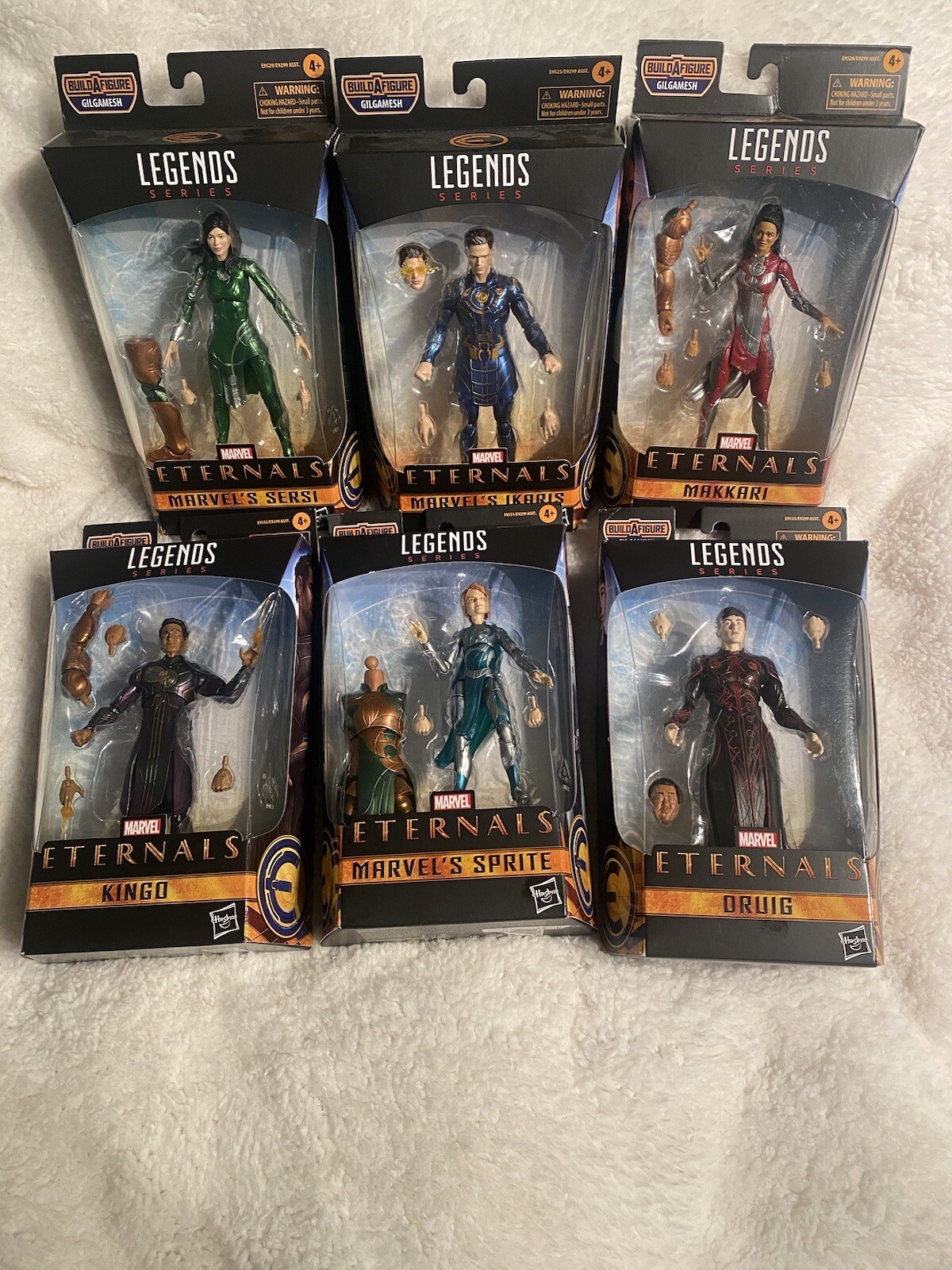Marvel Legends – Eternals – Lot of 6 Action Figures 6” ~BRAND NEW! Great Price!!