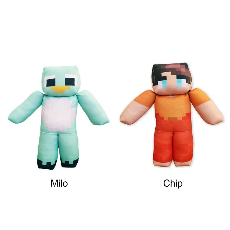Milo and Chip Plush Toy 25cm Soft Stuffed Cute Plushie Doll Christmas Gift**