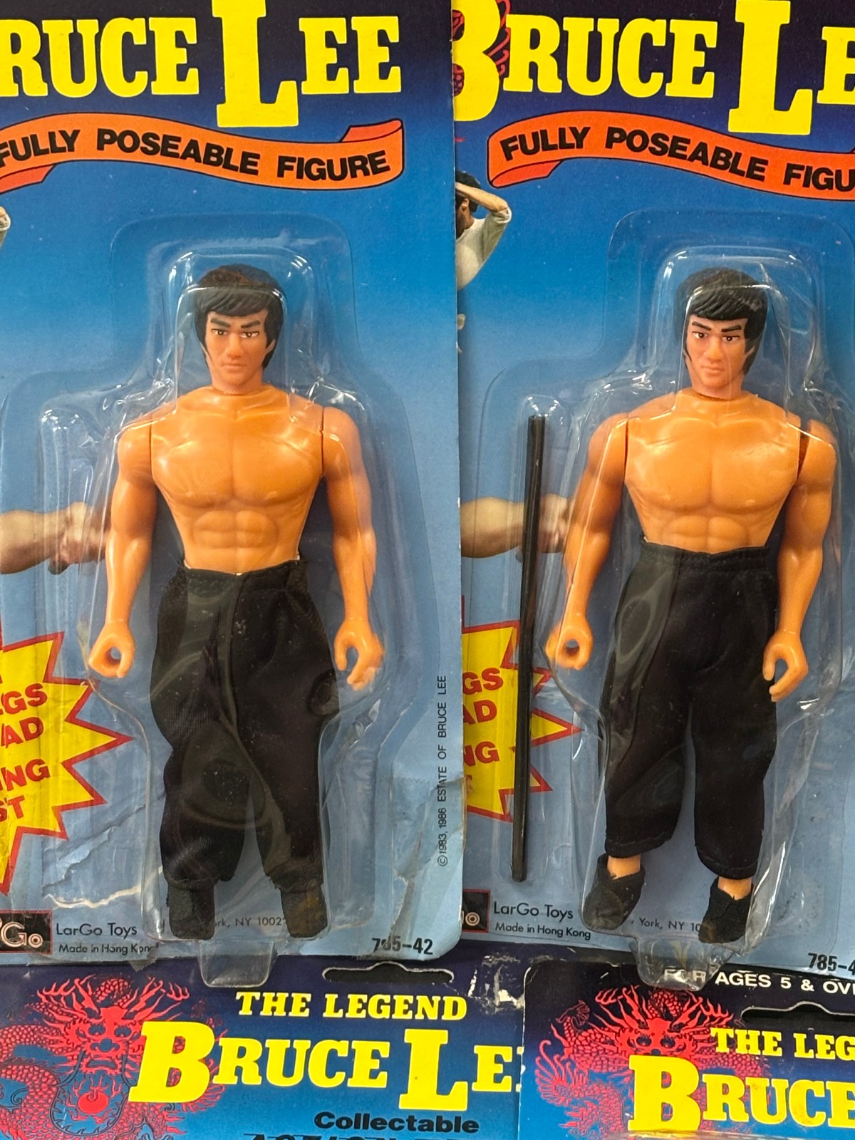 Bruce Lee The Legend Action Posed Vintage Figures Largo Toys New In Box Lot (13)