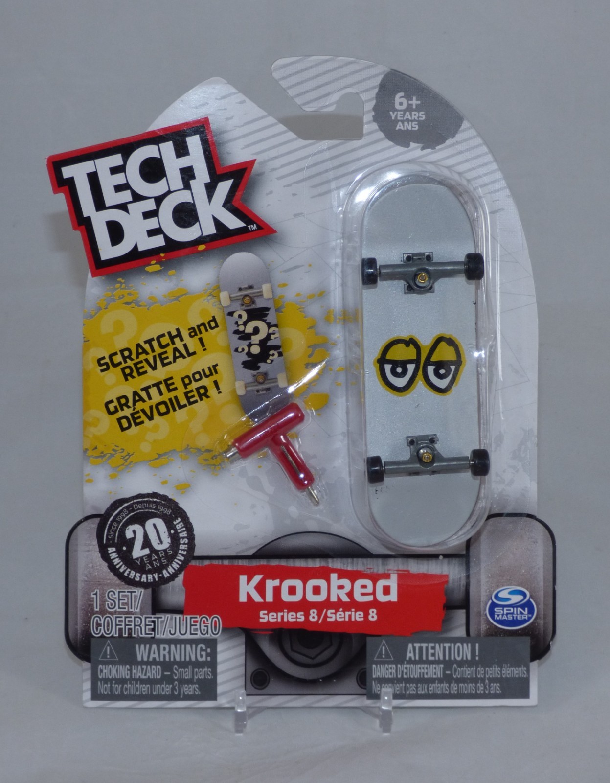 Spin Master TECH DECK Krooked Series 8 – Scratch & Reveal