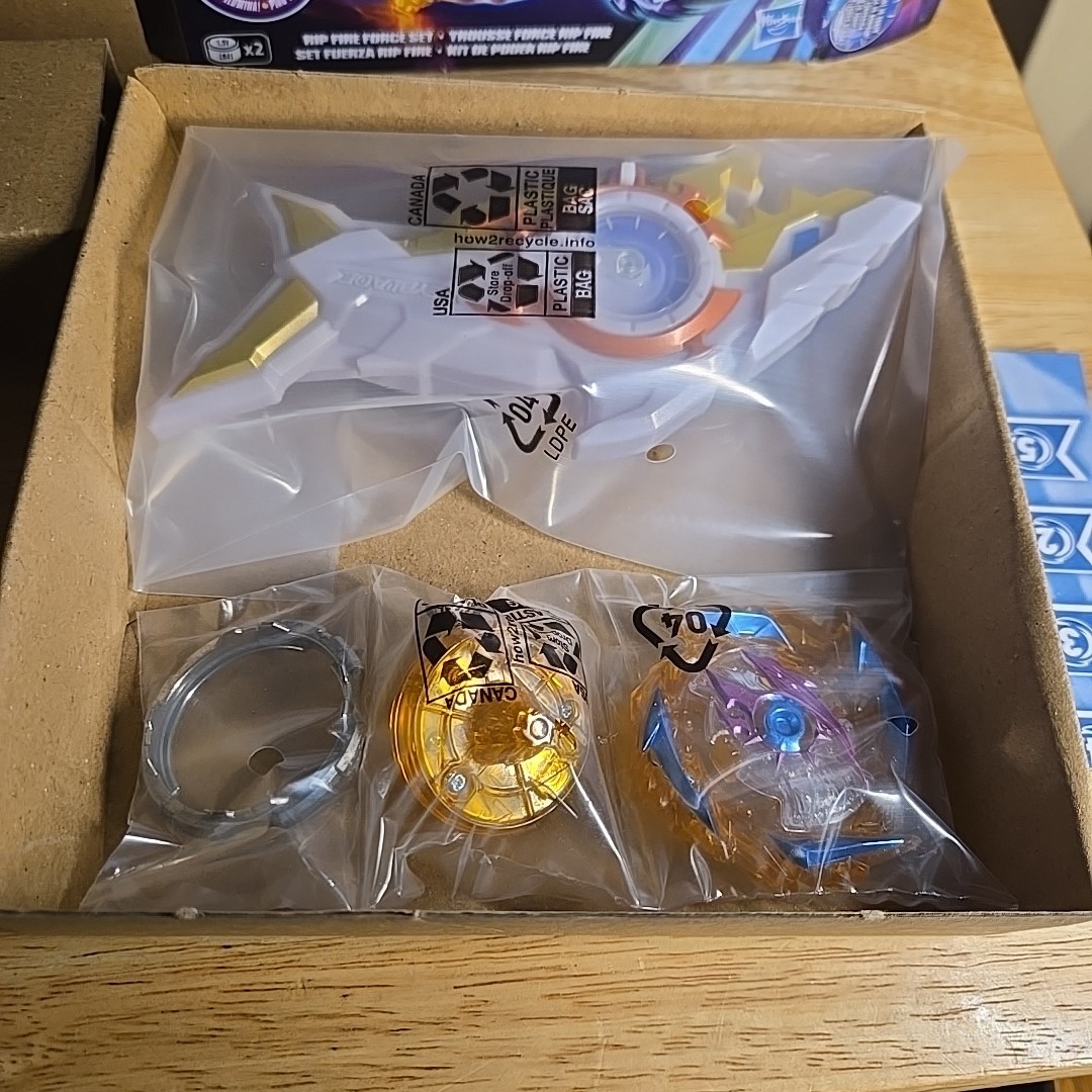 BEYBLADE Rip Fire Force Set – Burst Surge – Speed Storm -Lights Up