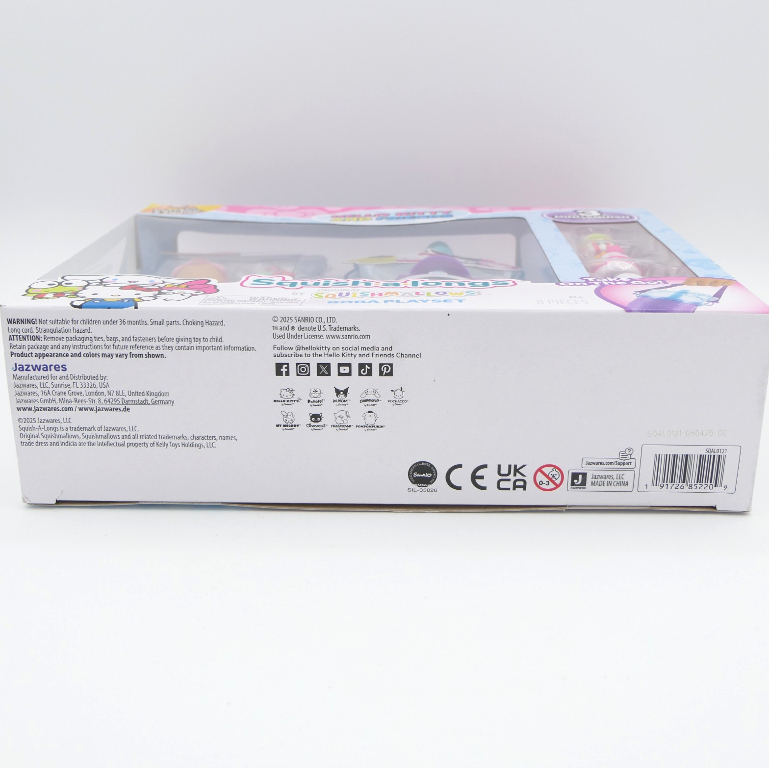Squish-a-longs by Original Squishmallows Hello Kitty And Friends Boba Playset