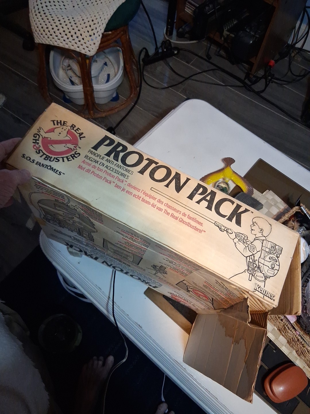 vintage 1984 ghostbusters proton pack Cib