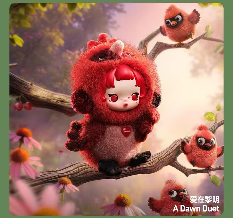 A Dawn Duet- Dear Birds Series Plush Pendant Blind Box Figure Toy New Gift