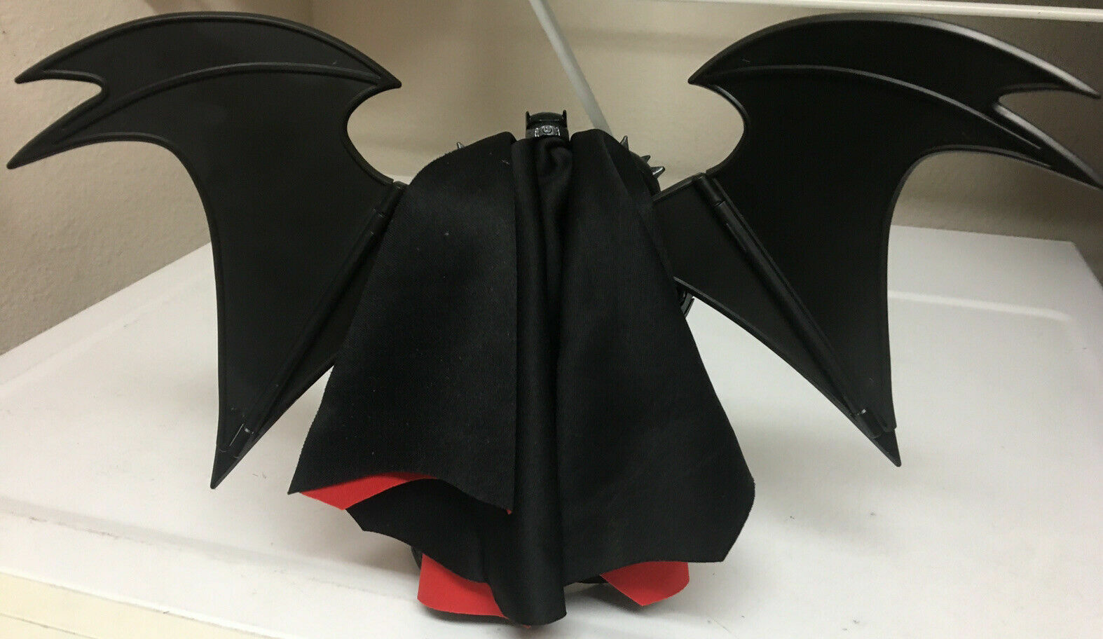 Custom Batman HellBat Mcfarlane Cloth CAPE ONLY 1:12 Dc Collectibles NOT FIGURE