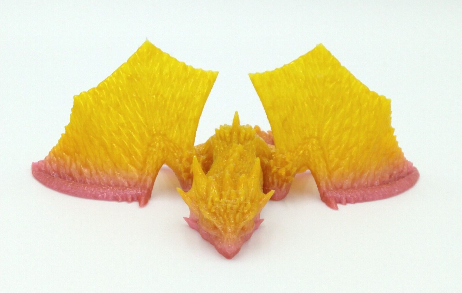 DRAGON WHELP Squishy Articulated Flexi Rainbow Colors 7&Prime; 3D Printed Figure TPU