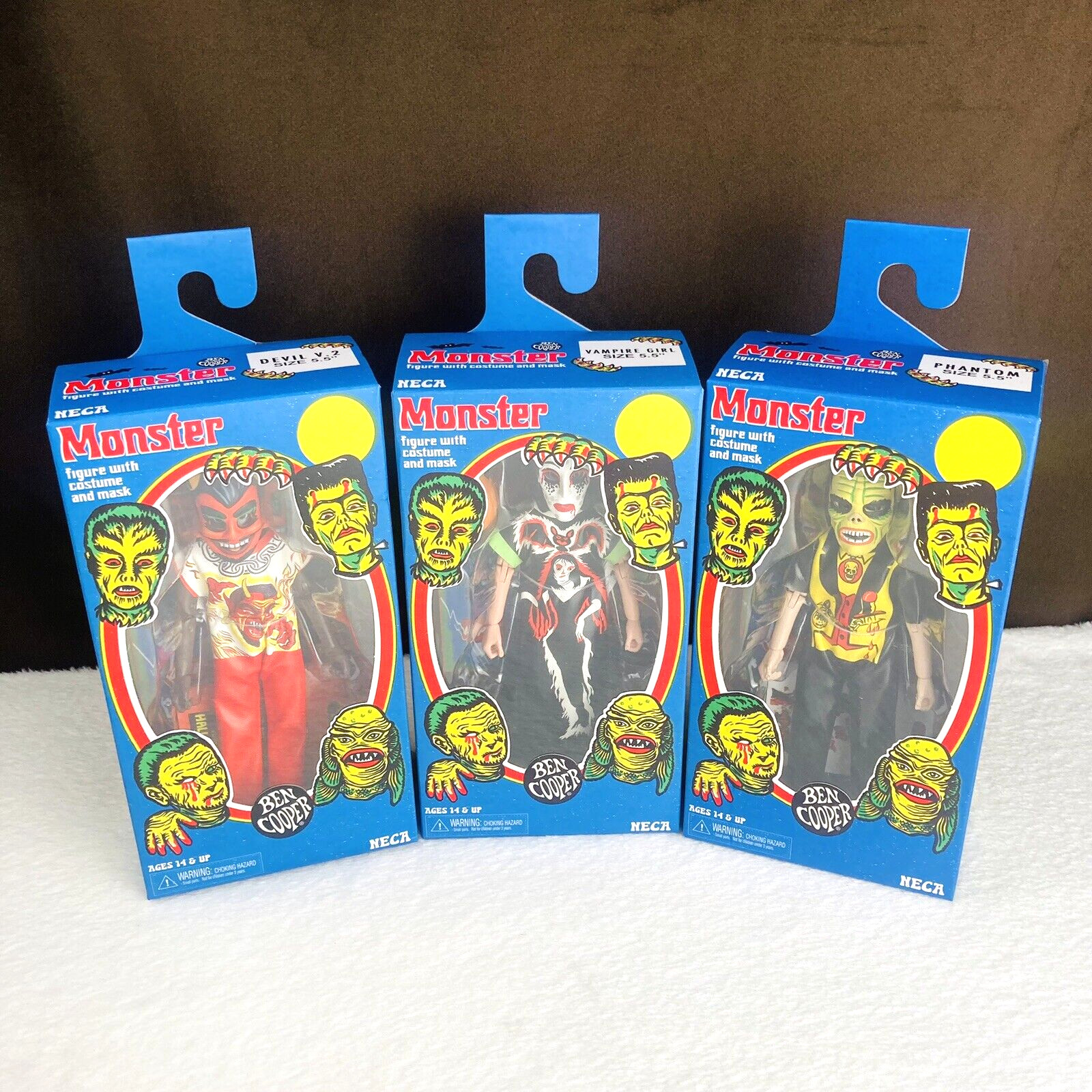 NEW! Ben Cooper Devil Phantom Vampire Girl Monster Costume Kid Doll Figures