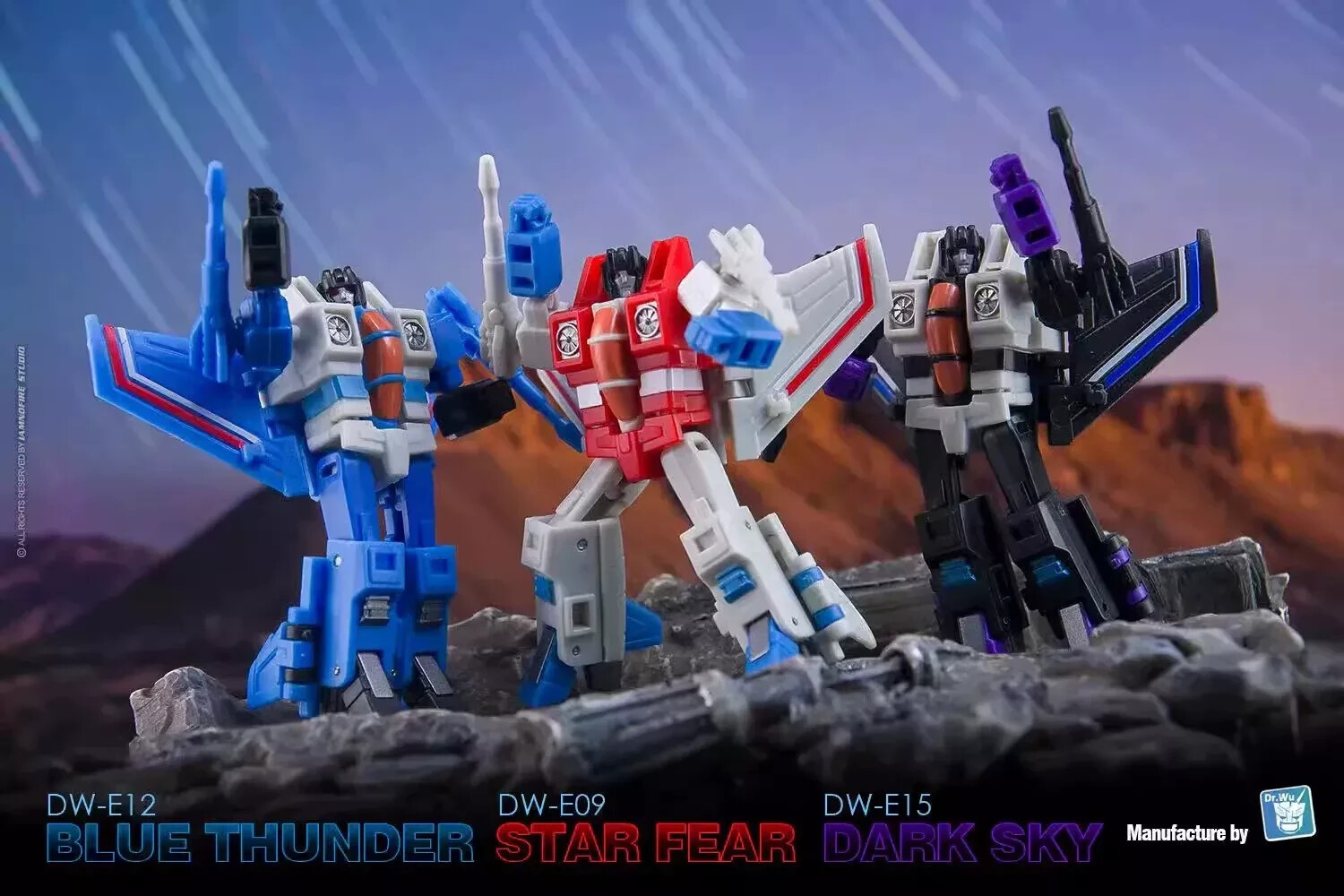 New Transformation toys Extrme Warfare Dr.WU DW-E09 DW-E12 DW-E15 SET In Stock