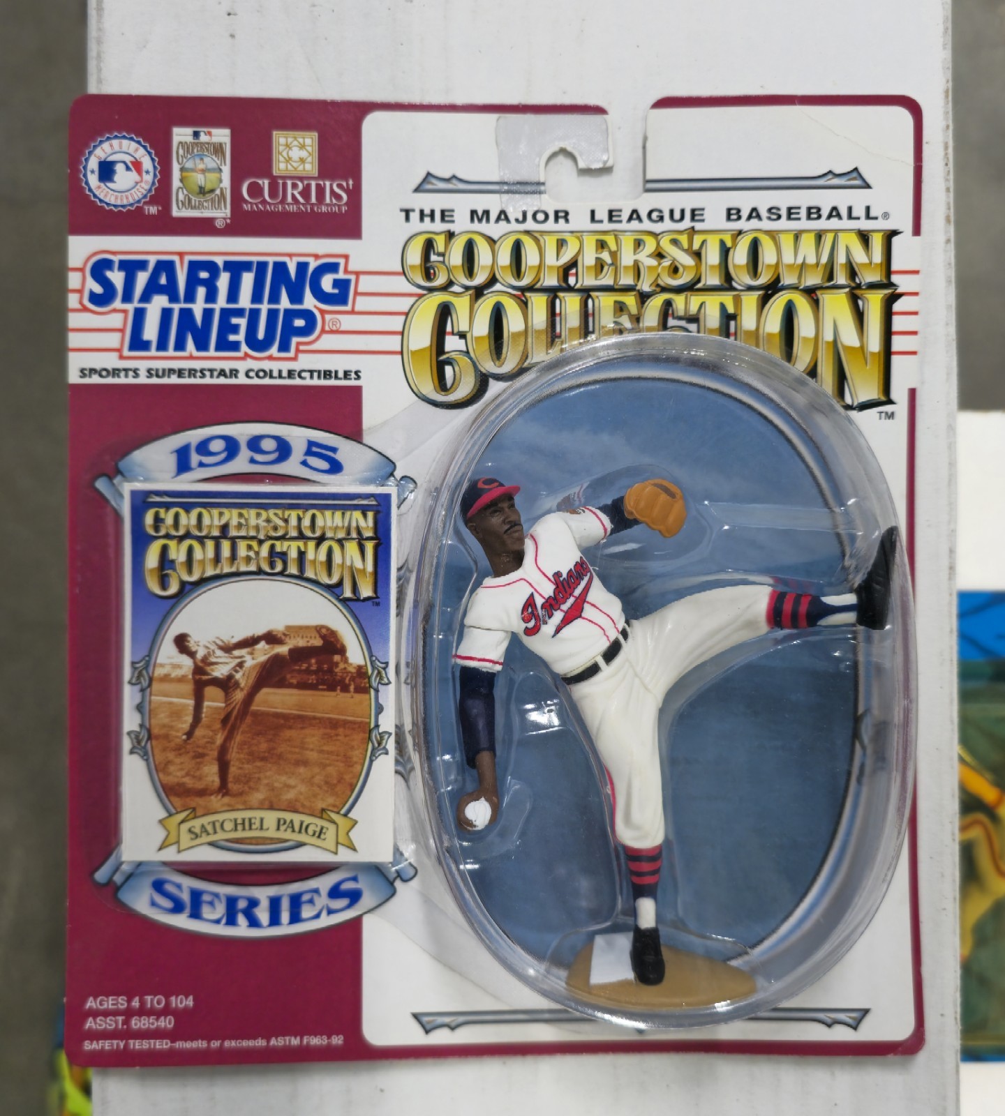 Satchel Paige 1995 Starting Lineup Cooperstown Collection Cleveland Indians HOF