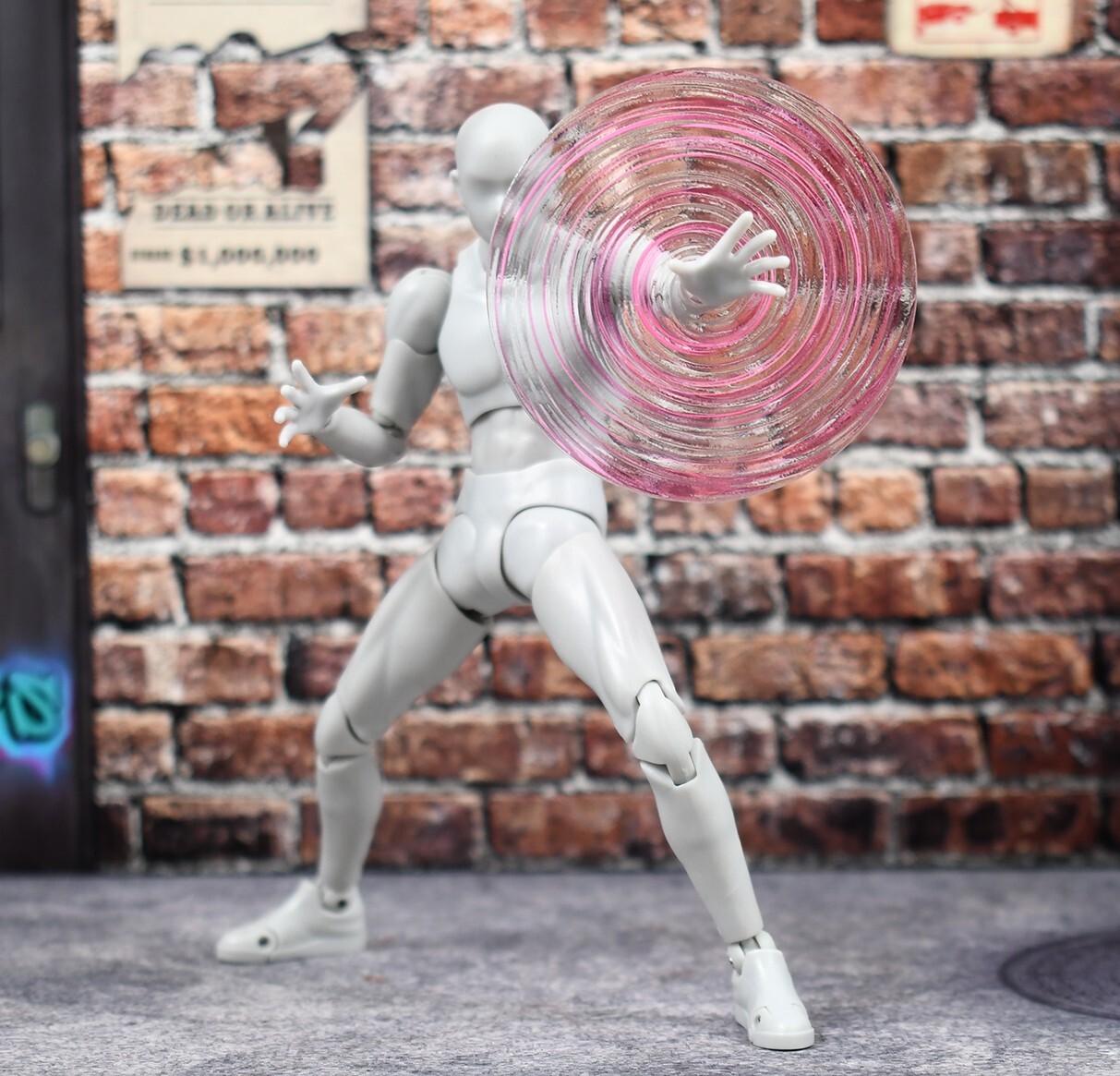 Wave Effect Piece Set – Type 1 Pink – Great for Magneto, X-men action figures