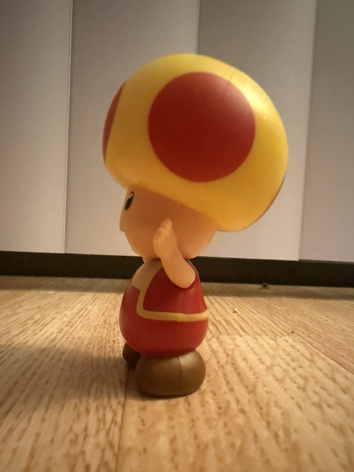 Super Mario 4” Fire Power Toad + Blue Toad Jakks Nintendo Toy Figure GREAT