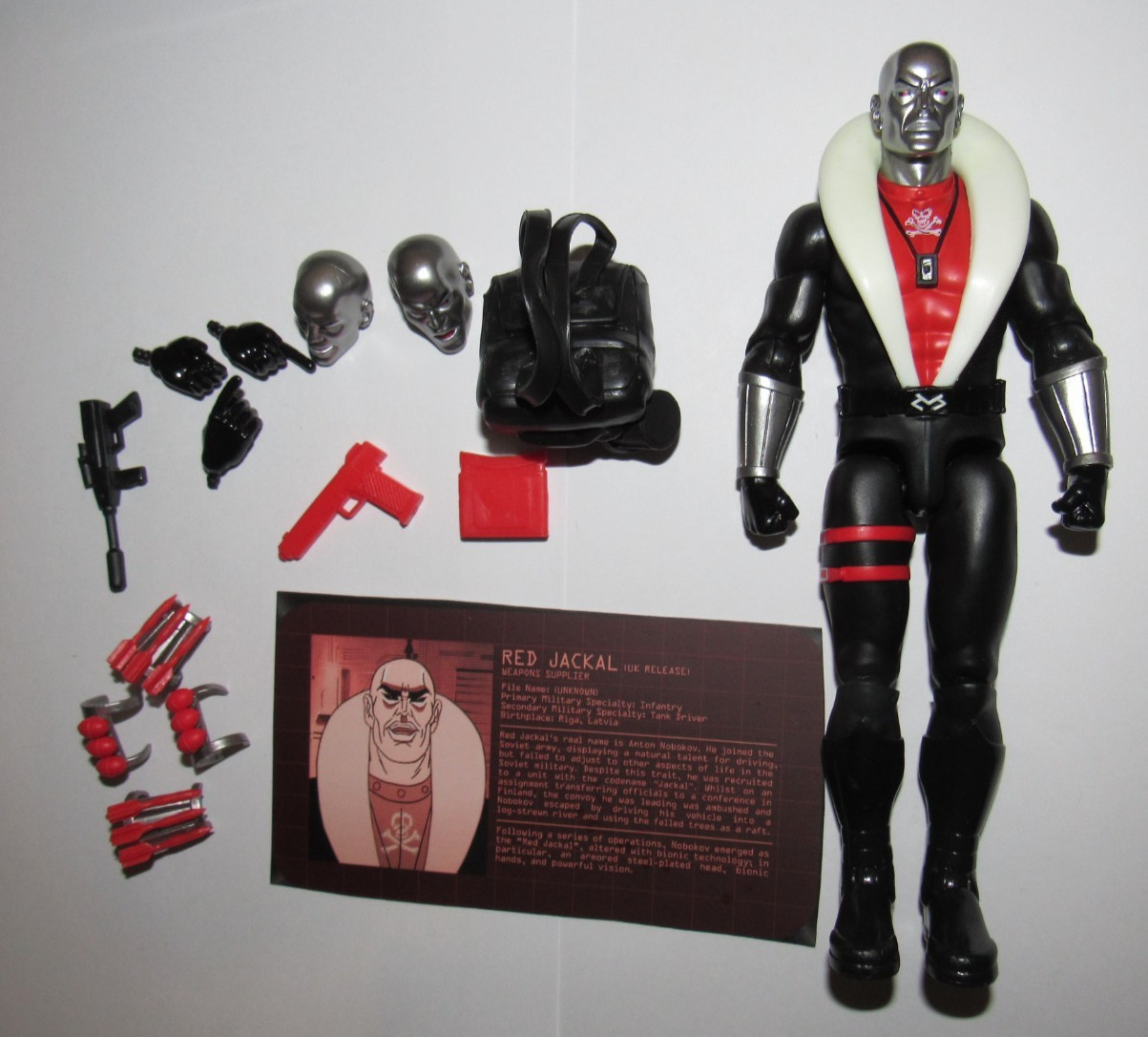 Super 7 Ultimates G.I. Joe Red Jackal Destro complete excellent