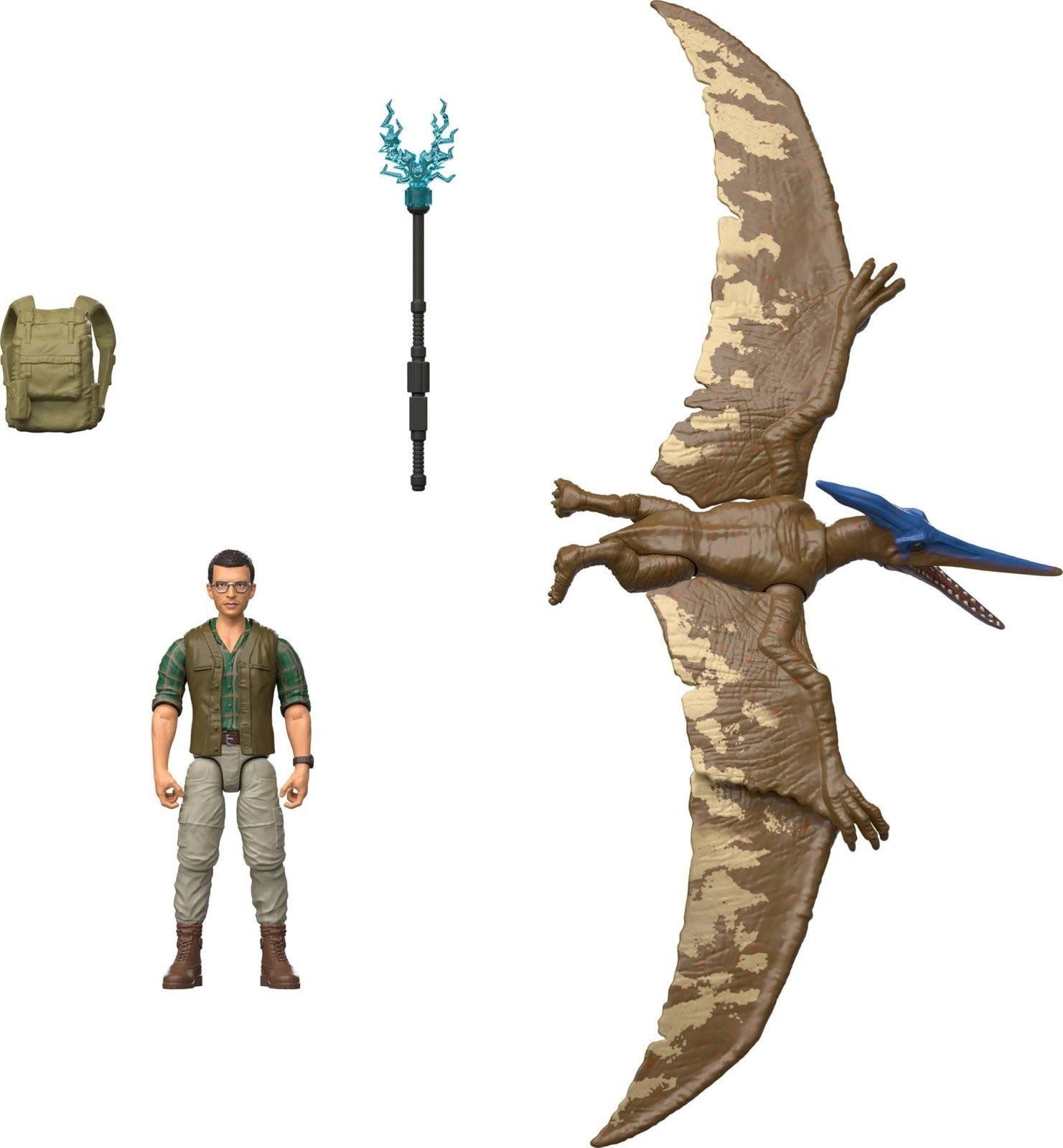 Mattel Jurassic World Rebirth Human & Dinosaur Figure Pack, Dr Henry Loomis &…
