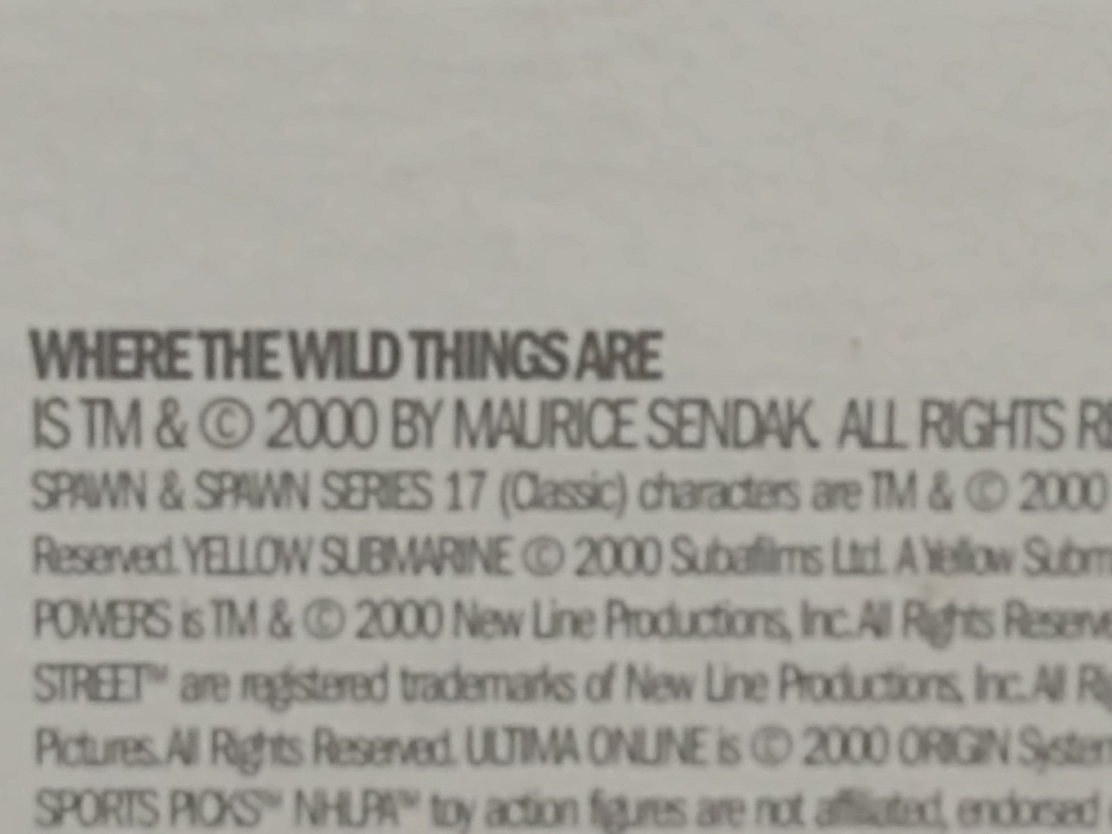 Where The Wild Things Are Bernard Figure McFarlane Toys Y2K New