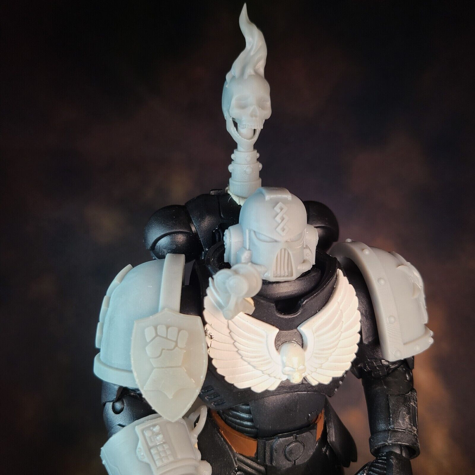 Deathwatch Chapter McFarlane Toys Action Figures Loyalist Marine Bits and Armor