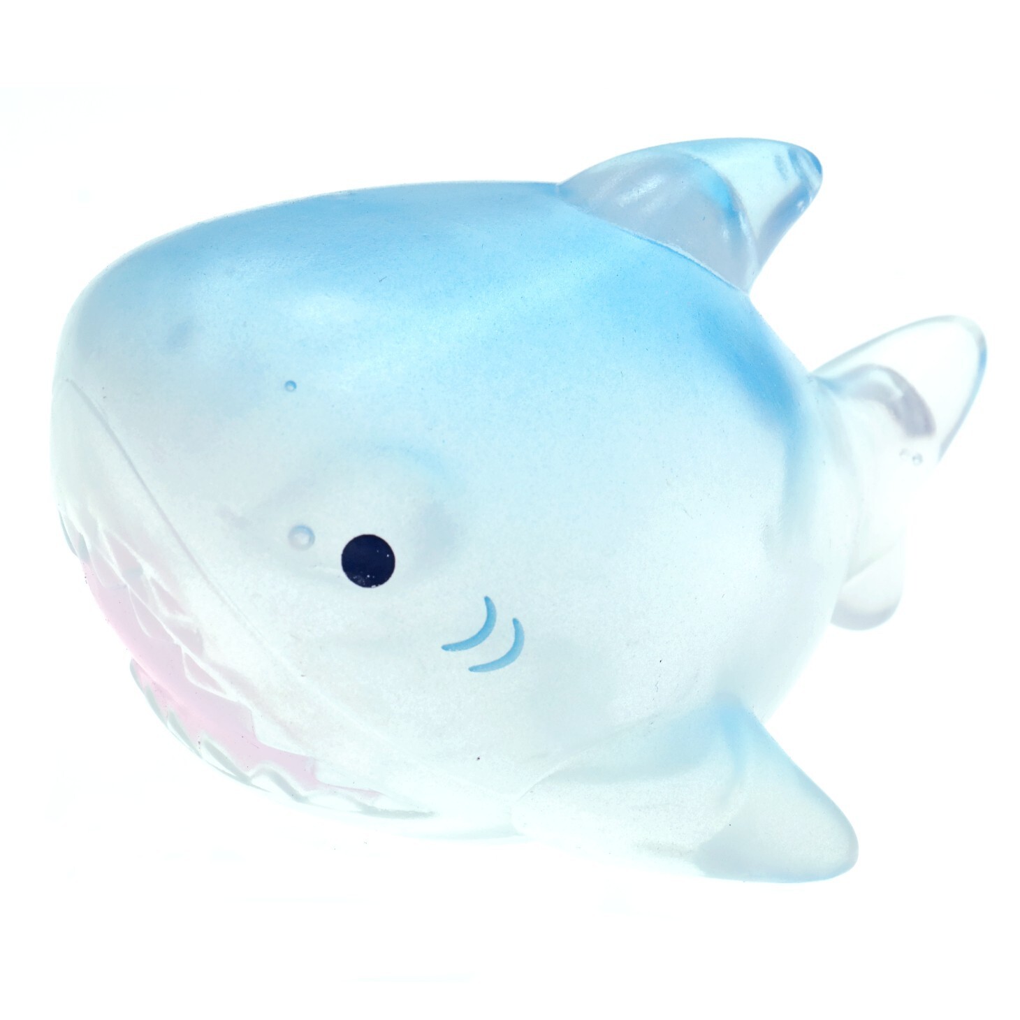 Japanese Blind Box Clear Sofubi Kawaii Shark 1 Random Soft Vinyl Art Toy