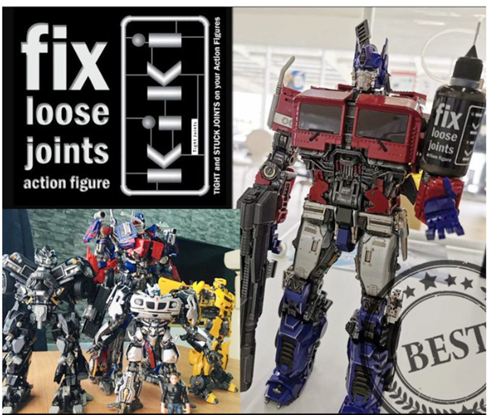 2X Kiki Fix Loose Joints Action Figures Tight Stuck By Kiki Official 30ml
