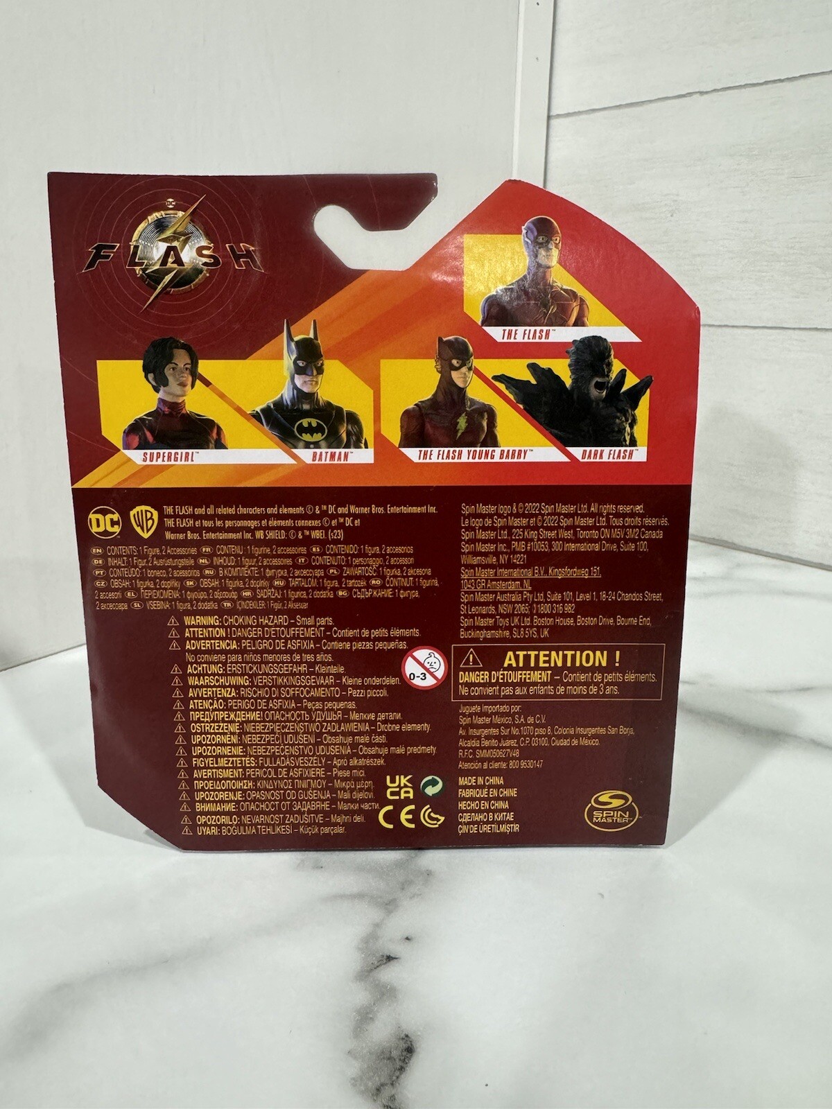 THE FLASH 4” ACTION FIGURE. FIRST EDITION DC THE FLASH MOVIE