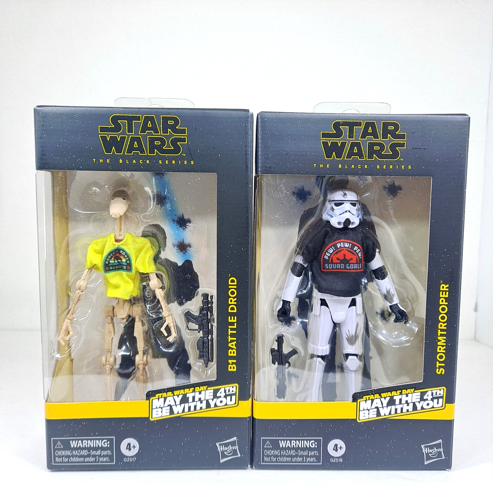 Star Wars Black Series May The 4th -B1 Battle Droid & Stormtrooper 6&Prime; Figure Set