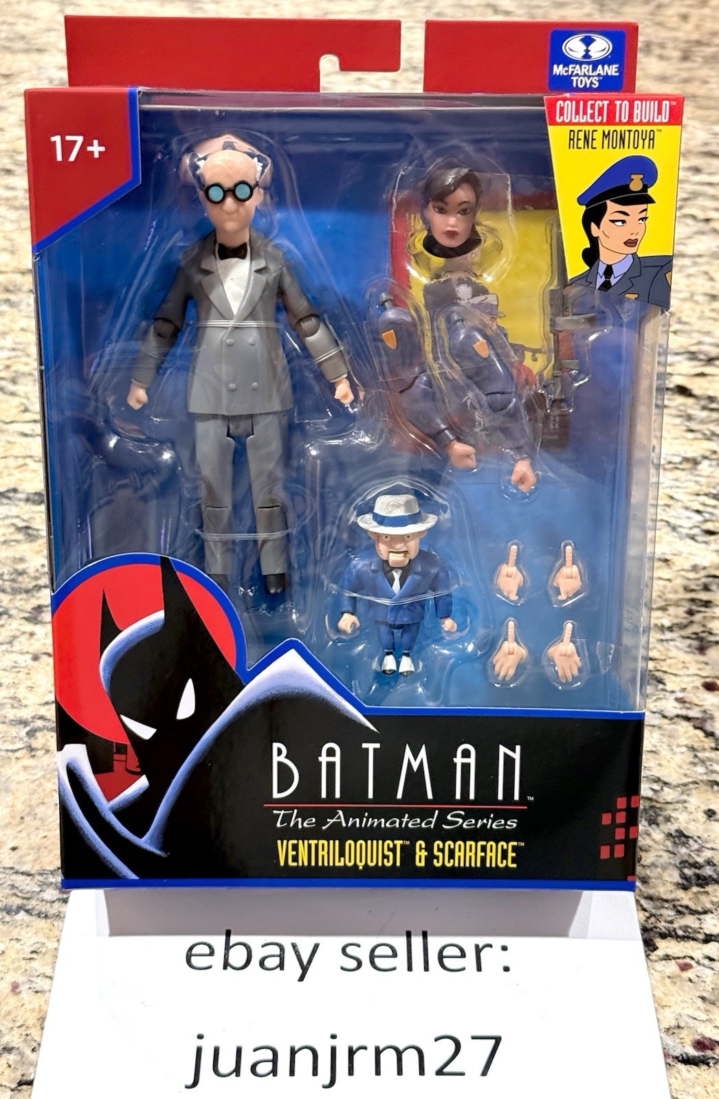 McFarlane DC Batman BTAS Ventriloquist Robin Talia Bullock BAF Rene Montoya SET