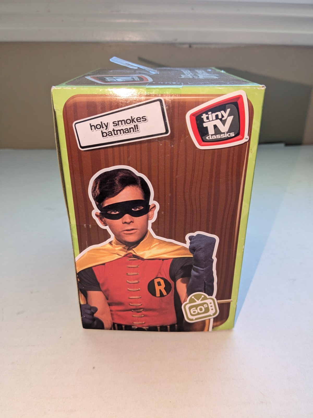 Batman Tiny TV Classics Real Working TV & Remote Basic Fun Inc New Read Desc