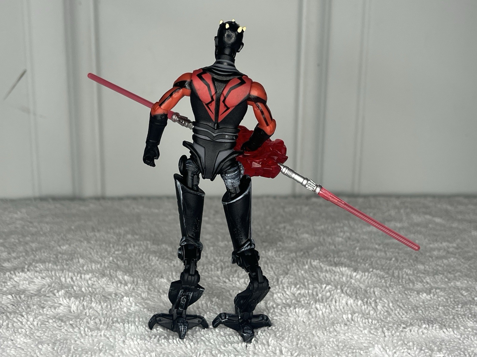 DARTH MAUL 100% Complete Clone Wars Returns 2012 Collection 3.75 Animated Cyborg