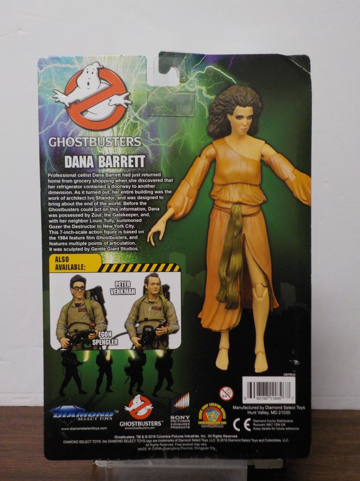 C1114 2016 Diamond Select Ghostbusters « Dana Barrett » Action Figure (New*)