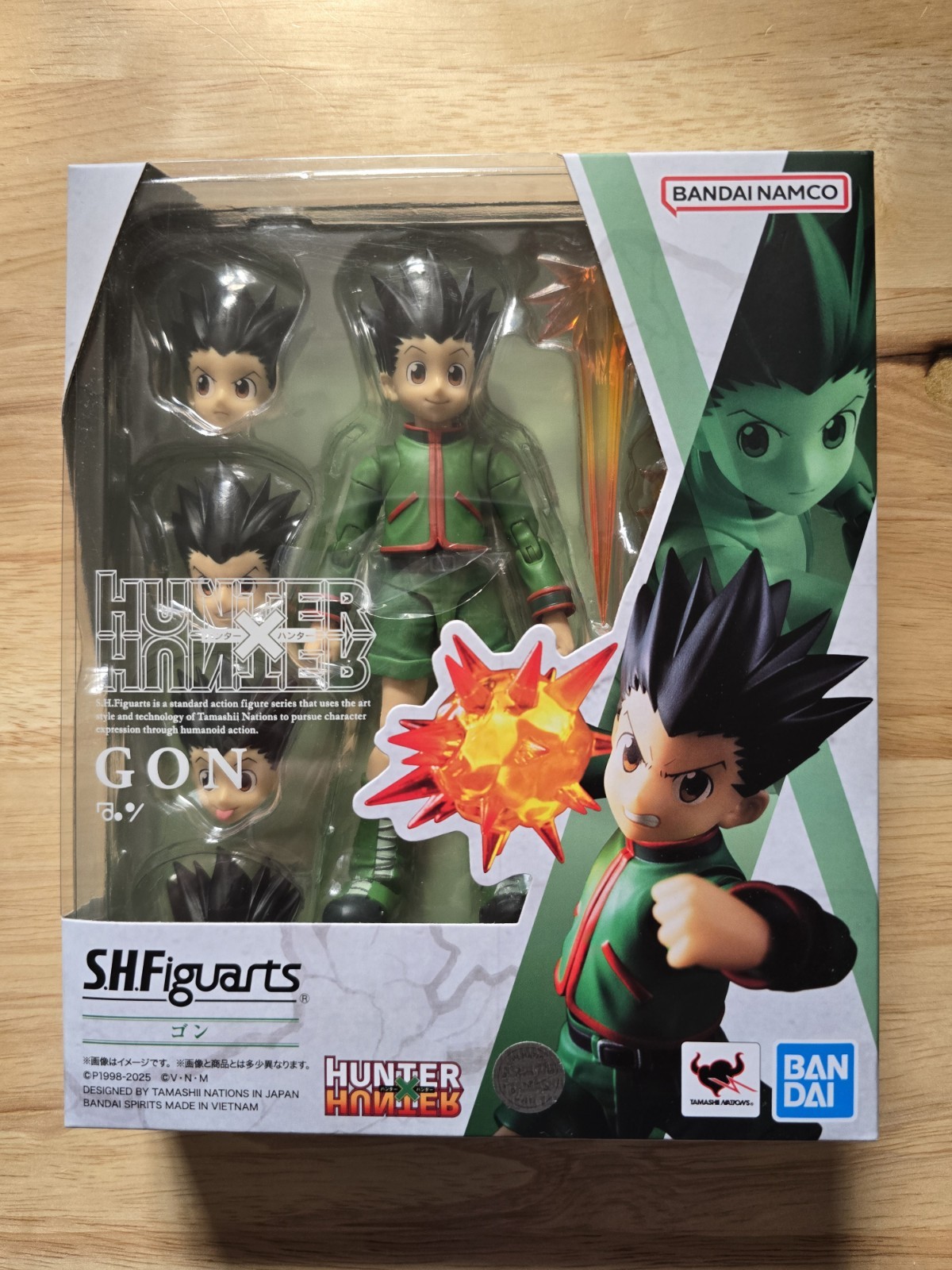 sealed Bandai Namco Tamashii Nations S.H.Figuarts Hunter x Hunter Gon Freecss