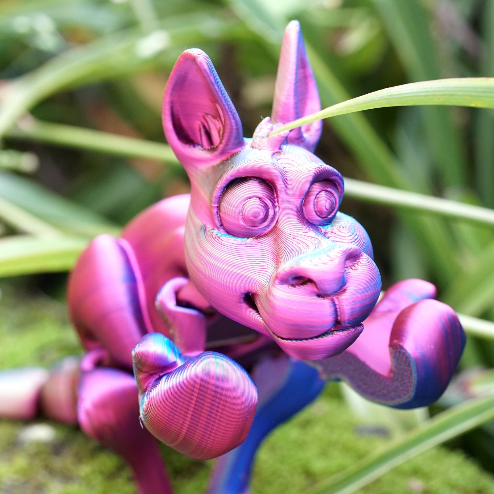 3D Printed Kangaroo Model,Articulated Animals figure,Fidget Toys Home Decor