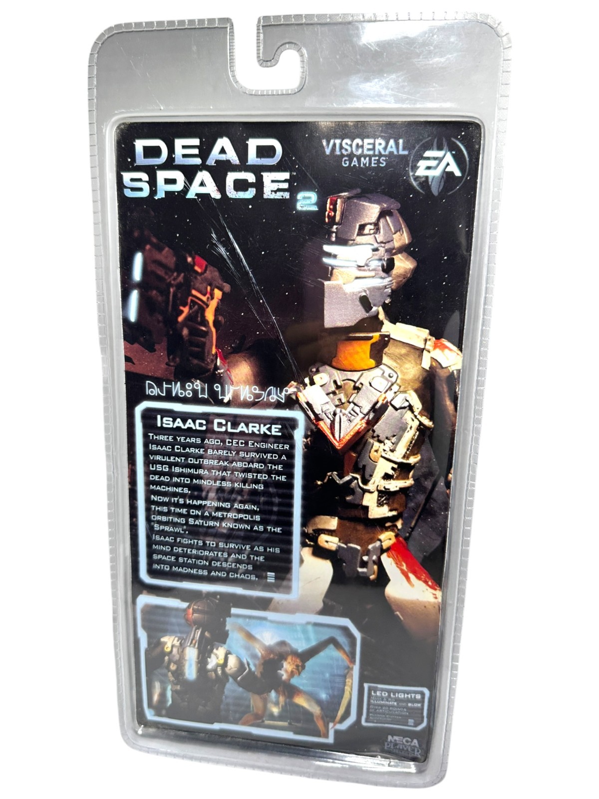 NECA Dead Space 2 ISAAC CLARKE LED Lights Player Select Action Figure – New