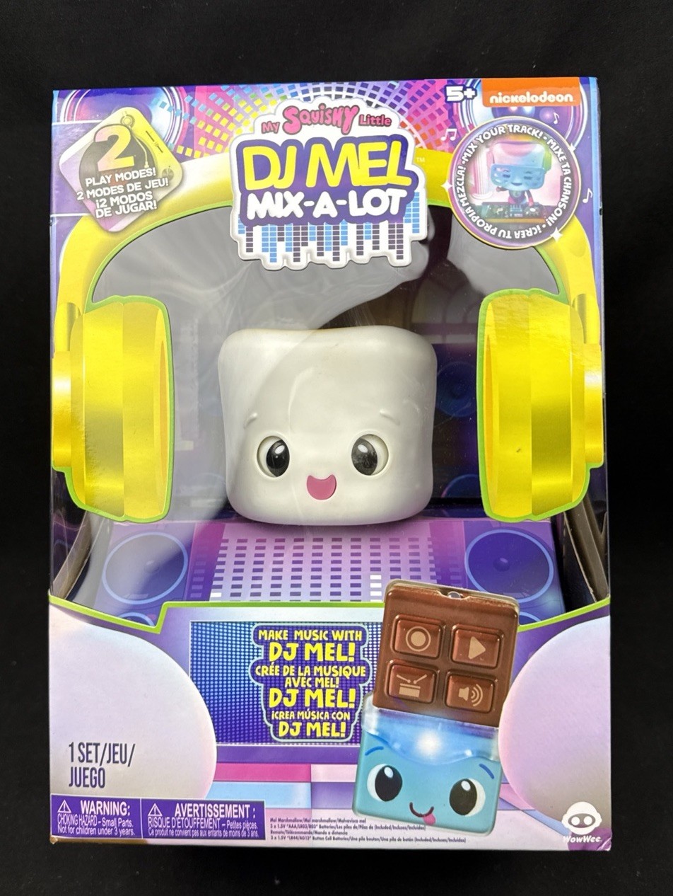 Nick My Squishy Little DJ Mel Mix-A-Lot by WowWee “Mix Your Music Track” NIB