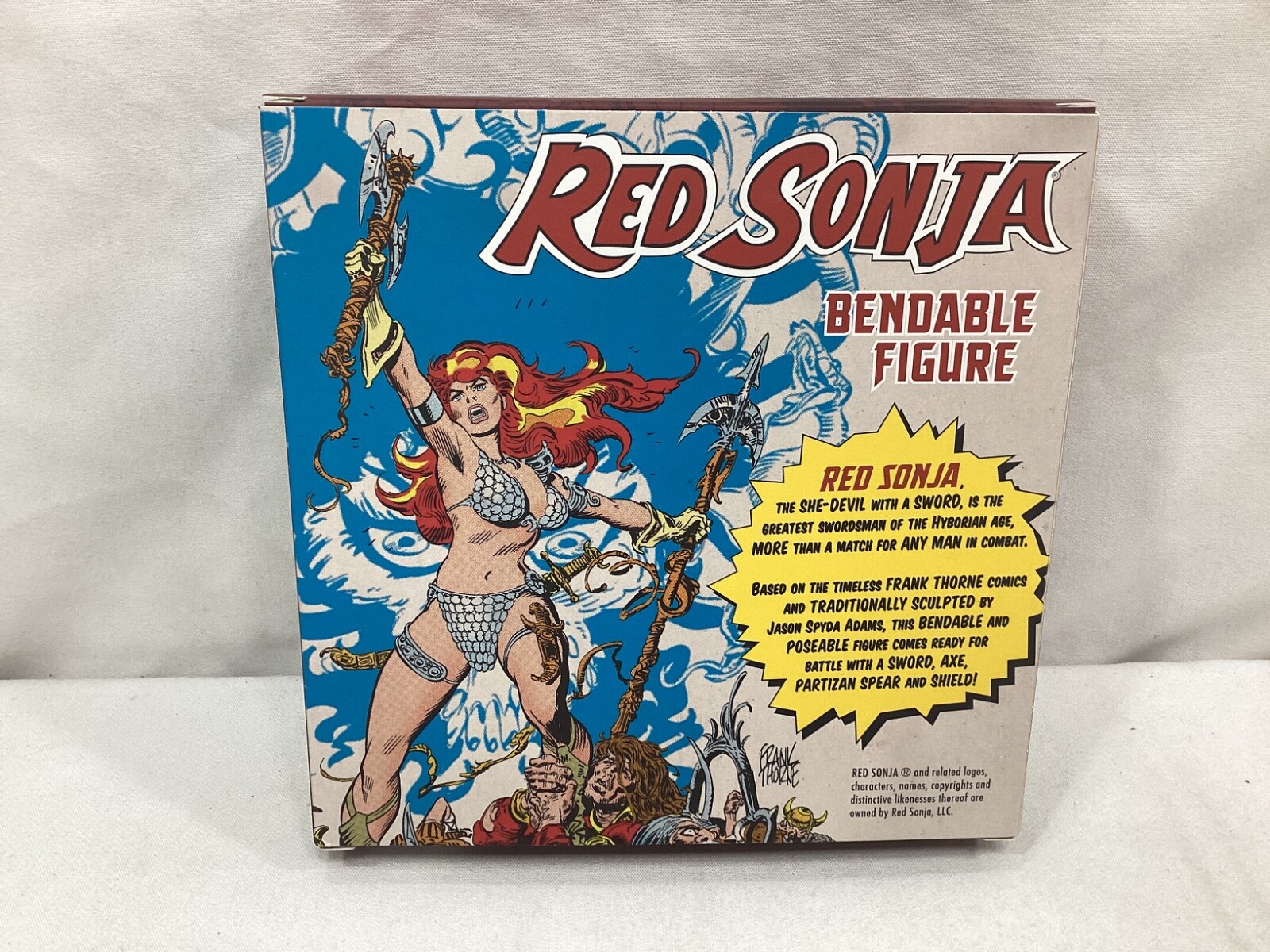 NEW NJ Croce Red Sonja She Devil 5-inch Bendable Figure RARE Boxed FREESHIP