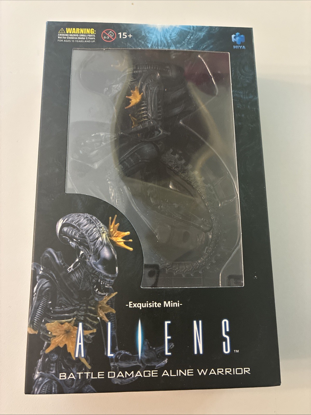 Hiya Toys Aliens Battle Damaged Alien Warrior 4.5&Prime; Action Figure (1:18 Scale)