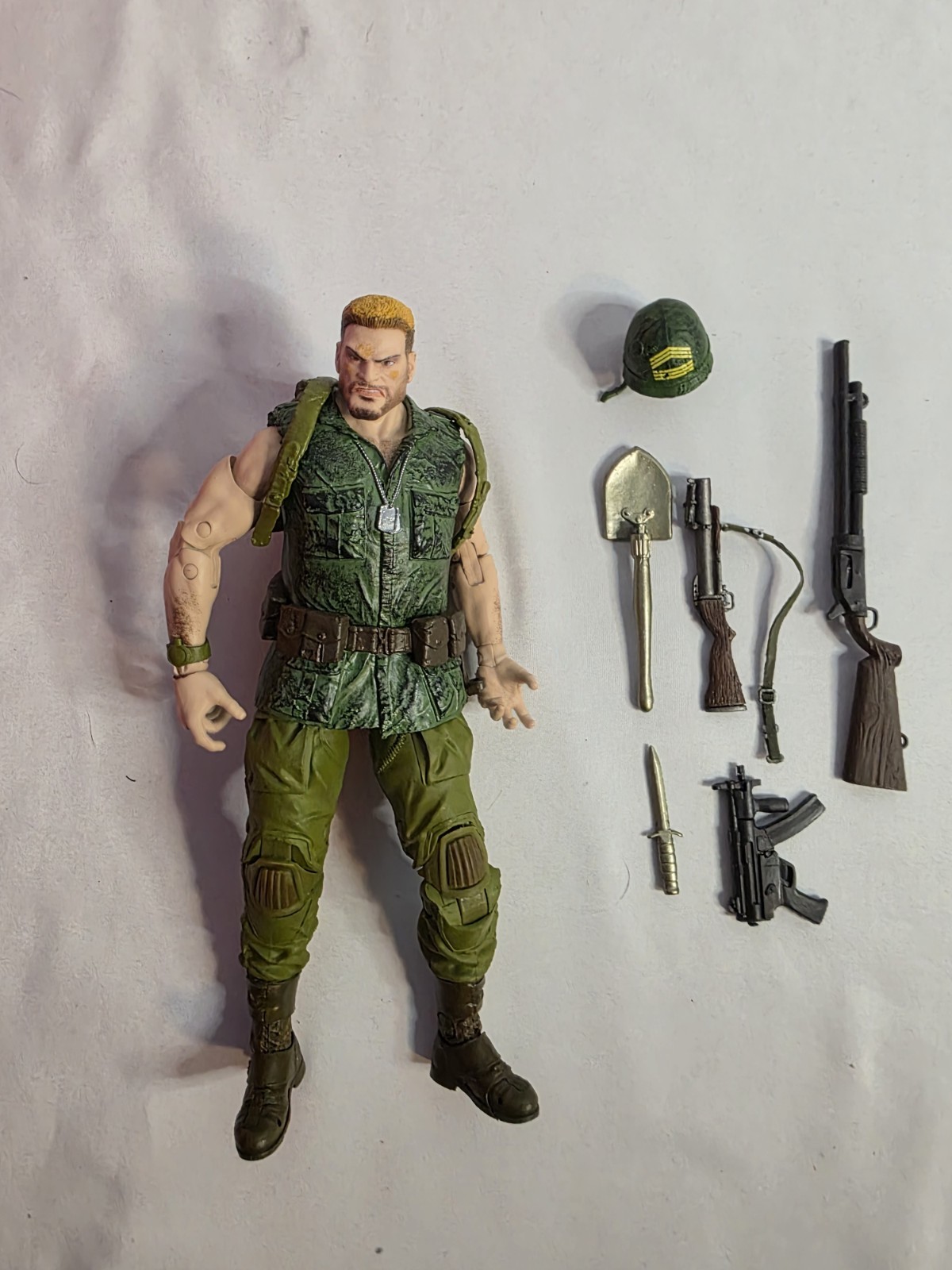 Mcfarlane DC Multiverse Sergeant Rock Figure Collector Edition #14 W/Accesories