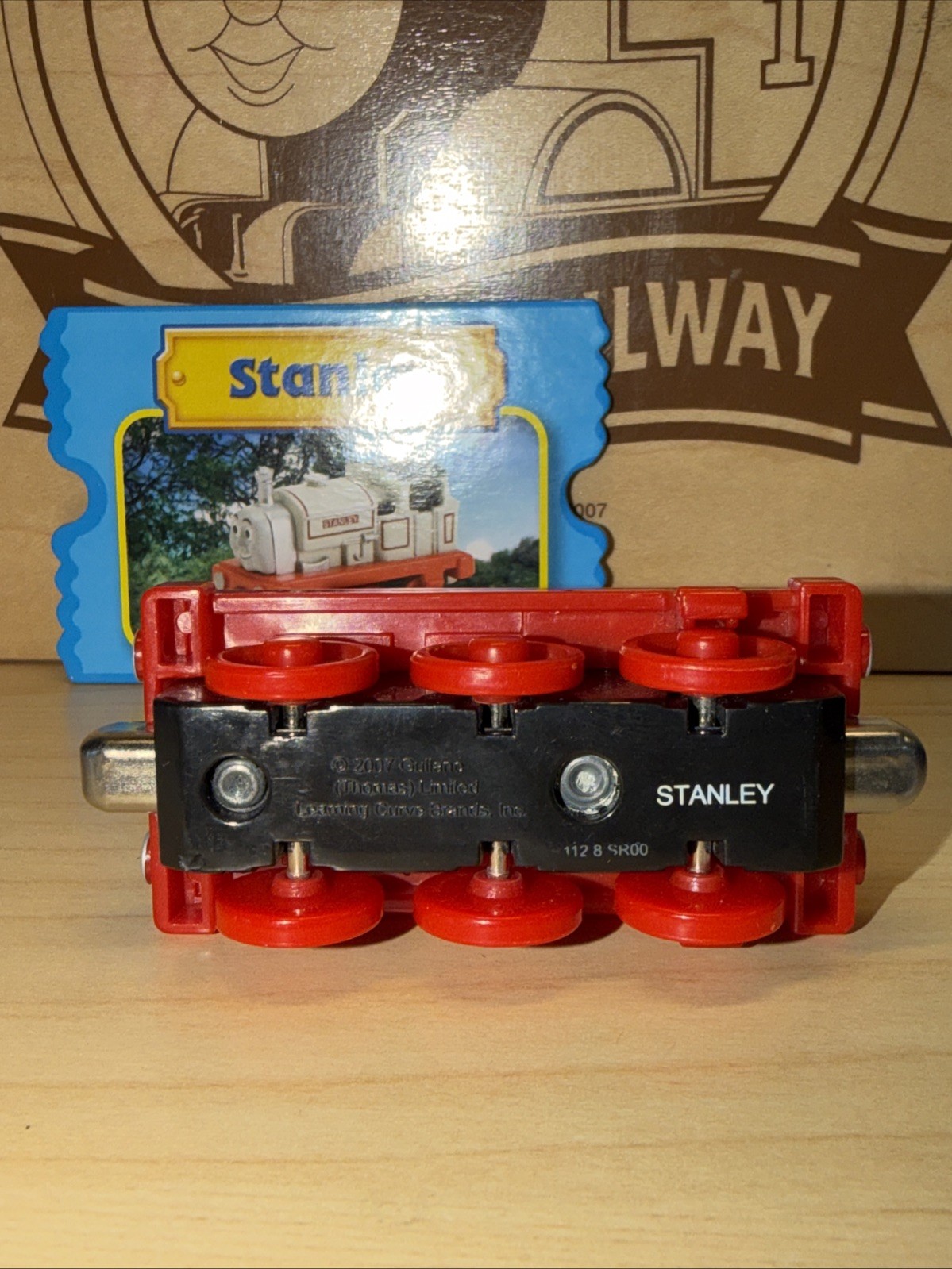 STANLEY ! THOMAS FRIENDS TRAIN Diecast 2007 TAKE N PLAY ALONG COLLECTOR CARD !