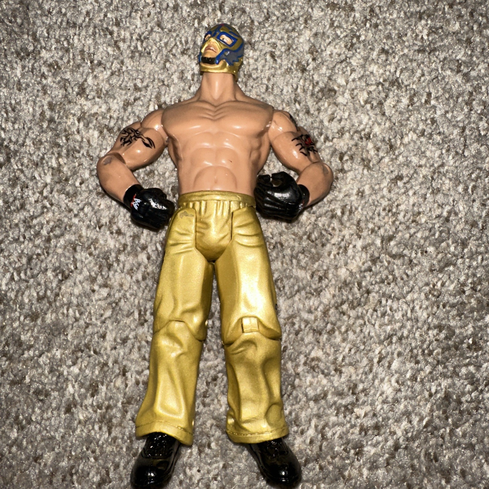Jakks Rey Mysterio RARE GOLD Action Figure WWE Ruthless Aggression 2003