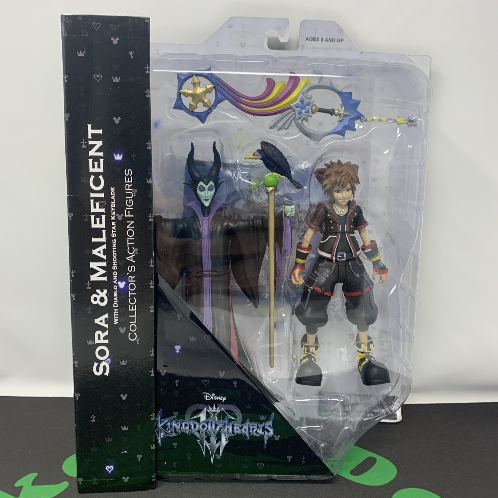 Kingdom Hearts 3 Sora & Maleficent W/ Diablo Shooting Star Keyblade Disney