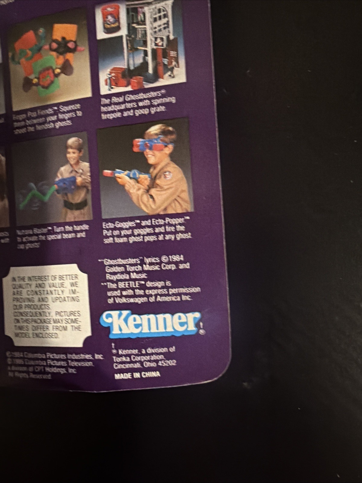 1989 KENNER THE REAL GHOSTBUSTERS PETER VENKMAN SUPER FRIGHT A8