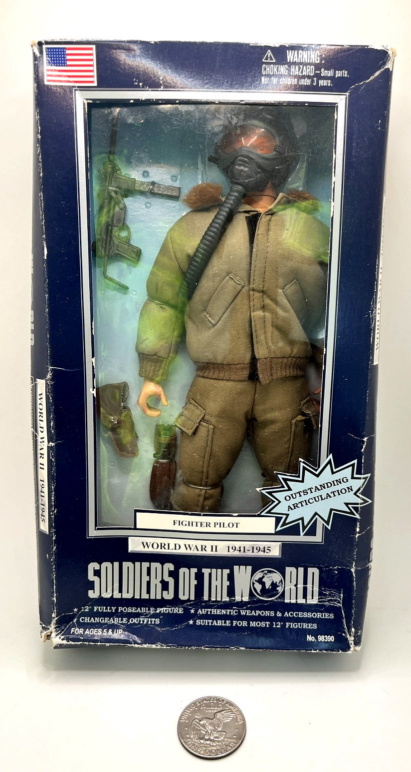 NEW IN BOX 2001 Soldiers Of The World World War II 1941-1945 Fighter Pilot 98390