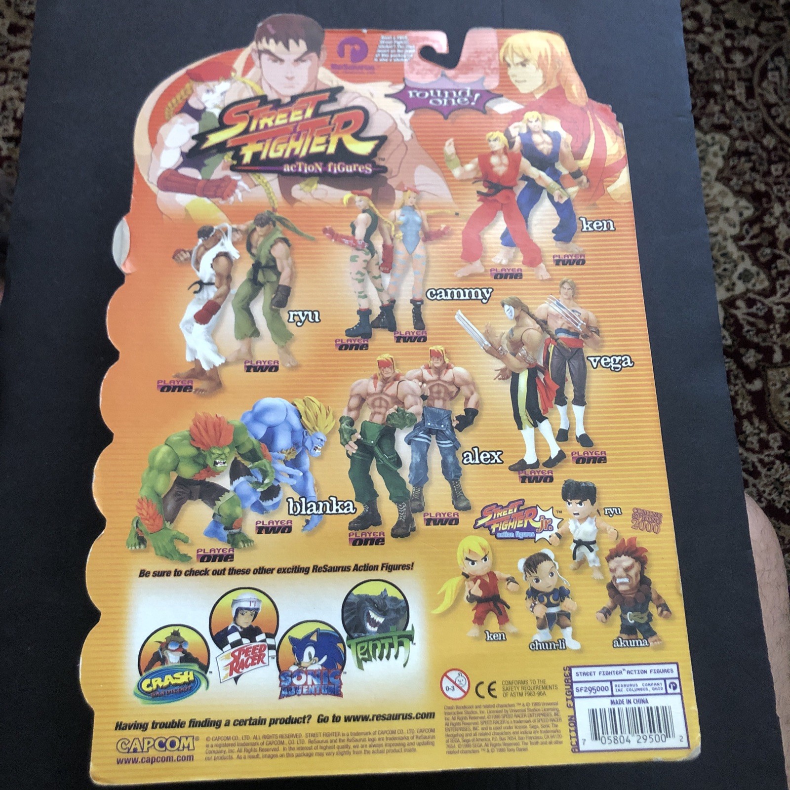 CAPCOM STREET FIGHTER “ KEN” 7” 1/2 Factory Sealed “ROUND ONE”
