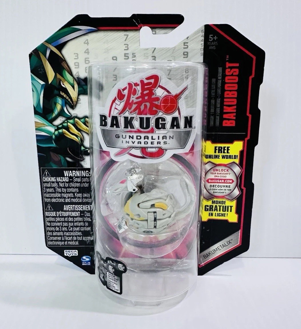 BAKUGAN Plitheon BAKUMETALIX Sega Spin Masters Bakuboost Trading Card NEW SEALED