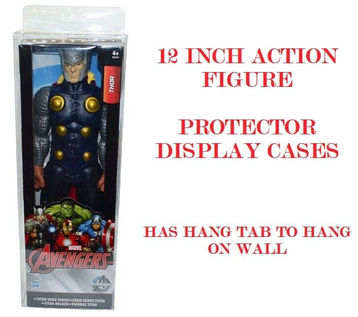 50 PACK 12&Prime; Inch Action Figures Clear Plastic Protectors Case Display Boxes