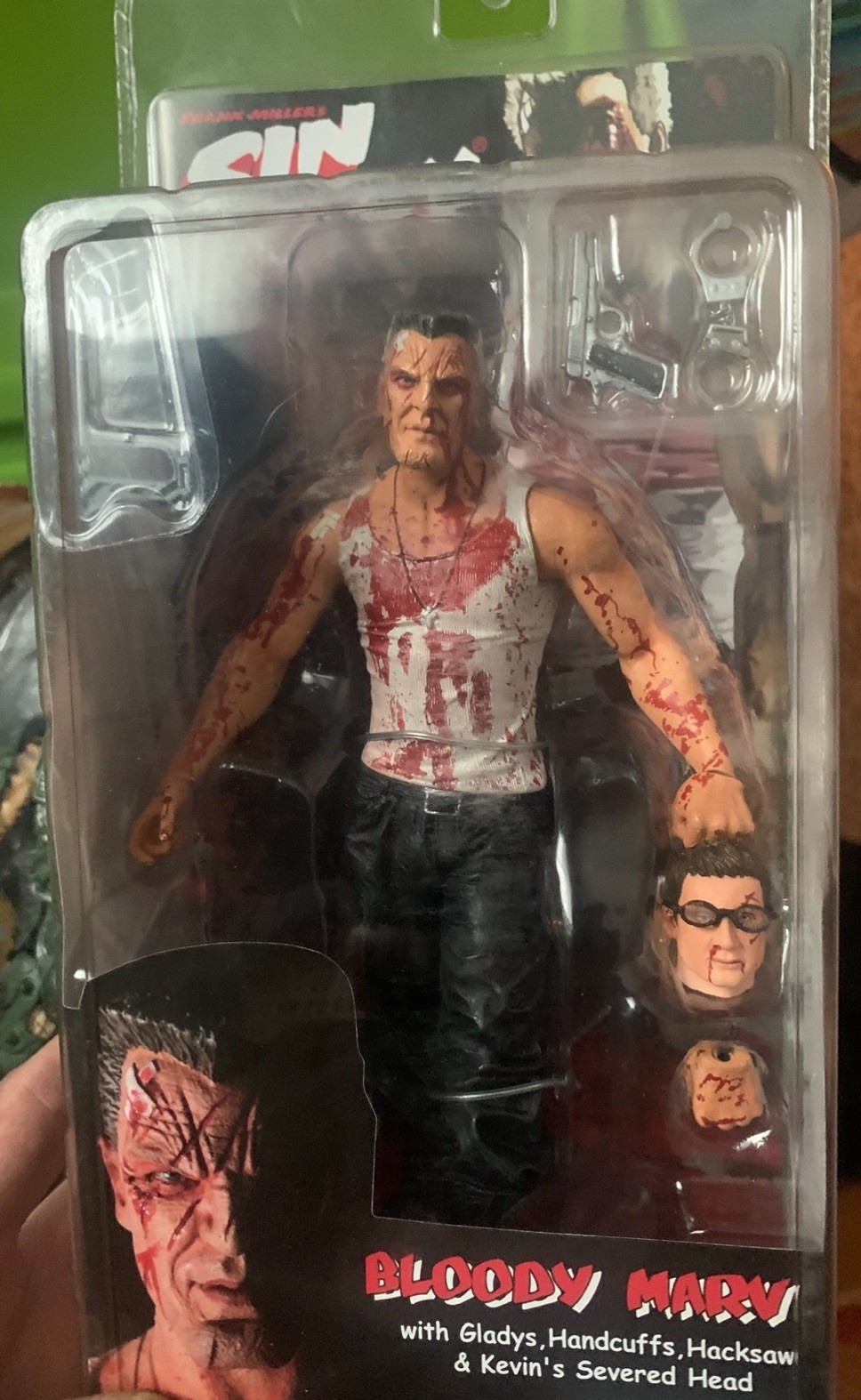 NECA Sin City Bloody Marv Series 1 Exclusive Variant Action Figure – NEW SEALED!