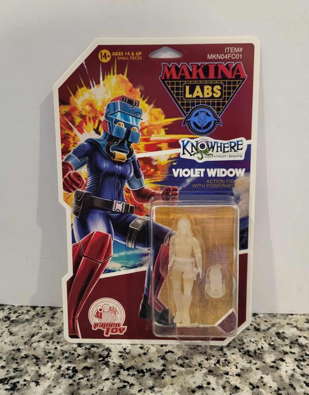 Violet Widow Clear MASK MAKINA LABS Knowhere Ramen Toys MOC NEW