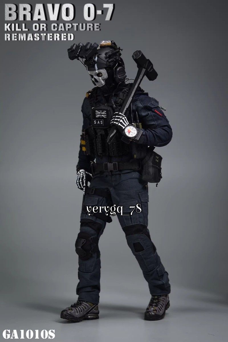 Easy & Simple ES-GA1010S BRAVO 0-7 Ghost 1/6 Action Figure In Stock